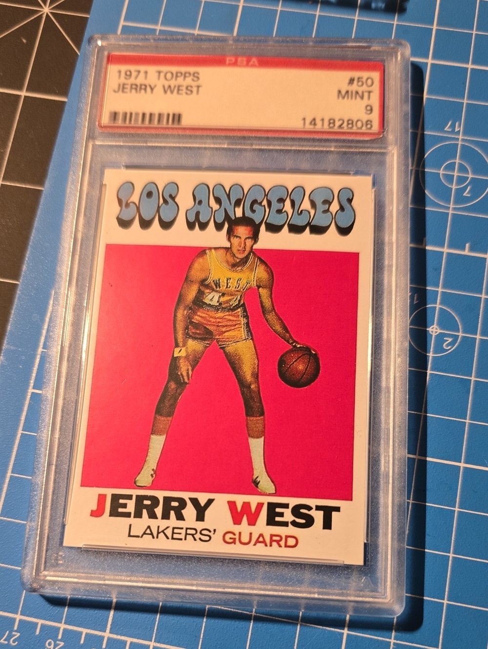 1971 Topps Jerry West #50 PSA 9 Highest Grade!